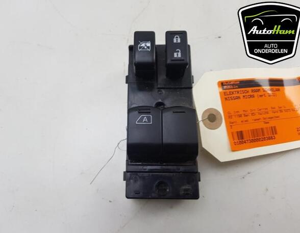 Switch for window winder NISSAN MICRA IV (K13_)