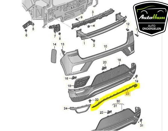 Zierleiste VW T-Roc A11 2GA8077252UC P20866520