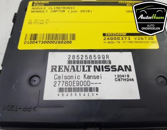 Control unit for air conditioning RENAULT CAPTUR I (J5_, H5_)