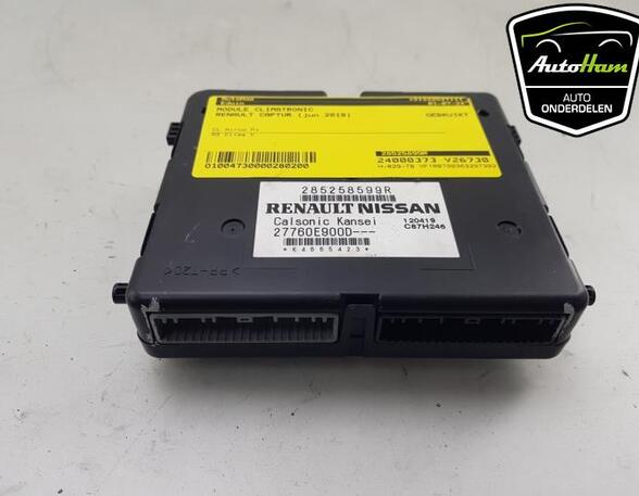 Control unit for air conditioning RENAULT CAPTUR I (J5_, H5_)