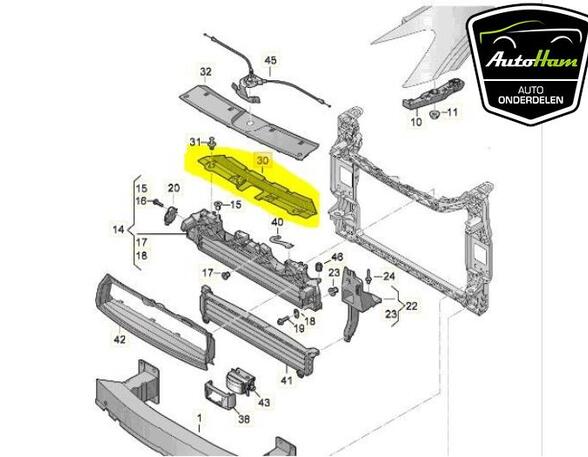 Radiator Mounting AUDI E-TRON (GEN)