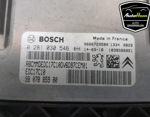 Control unit for engine PEUGEOT PARTNER Box Body/MPV, CITROËN C4 II (B7)