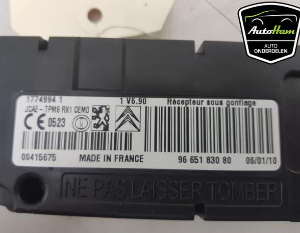 Control unit for tyre pressure control system PEUGEOT 3008 MPV (0U_)