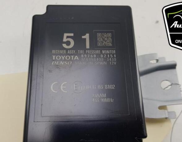 Control unit for tyre pressure control system TOYOTA AURIS (_E18_), TOYOTA AURIS Estate (_E18_)