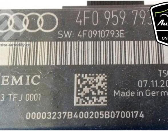 Central Locking System AUDI A6 Allroad (4FH, C6), AUDI A6 Avant (4F5, C6), AUDI A6 (4F2, C6)