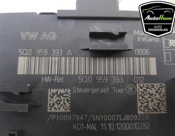 Central Locking System VW GOLF VII (5G1, BQ1, BE1, BE2), AUDI A3 (8V1, 8VK), AUDI A3 Limousine (8VS, 8VM)