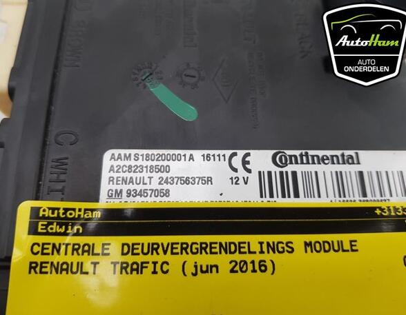 Zentralverriegelung links Renault Trafic III Kasten  243756375R P21014855