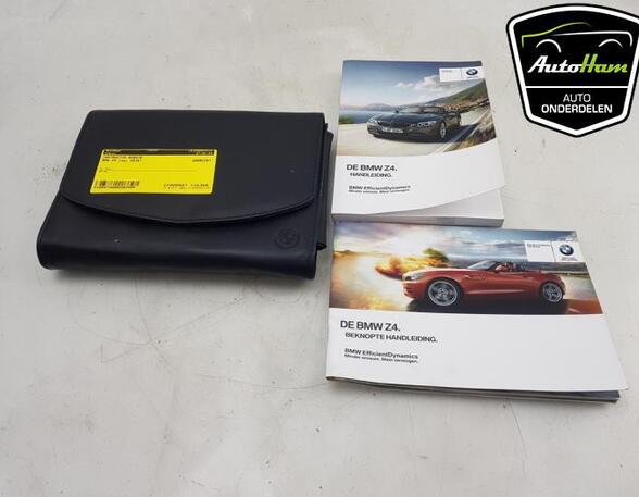 Operation manual BMW Z4 Roadster (E89)