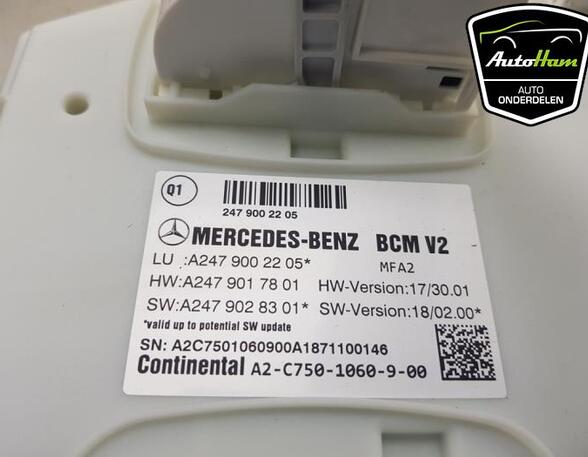 Control unit central electric (BCM) MERCEDES-BENZ A-CLASS (W177)