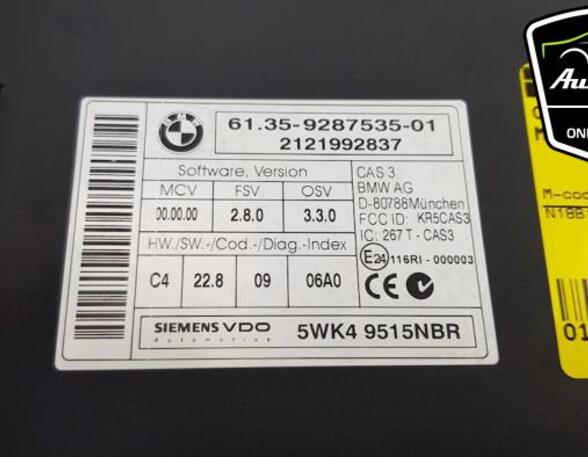 Control unit central electric (BCM) MINI MINI (R56), MINI MINI COUNTRYMAN (R60), MINI MINI Convertible (R57), MINI MINI Roadster (R59)