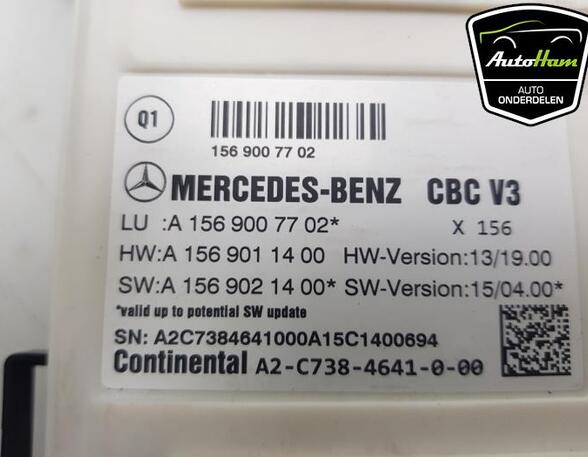 Steuergerät Bordnetz (BCM/BDC) Mercedes-Benz GLA X156 A1569007702 P19635295