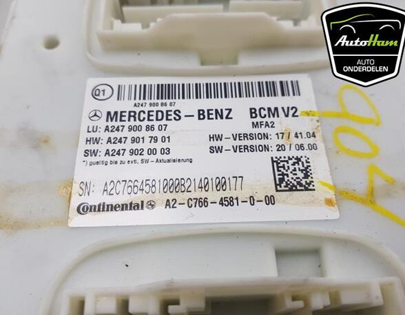 Control unit central electric (BCM) MERCEDES-BENZ A-CLASS (W177)