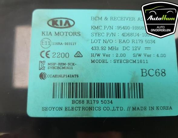 Control unit central electric (BCM) KIA STONIC (YB)