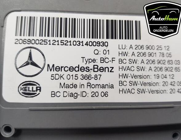 Control unit central electric (BCM) MERCEDES-BENZ C-CLASS (W206)