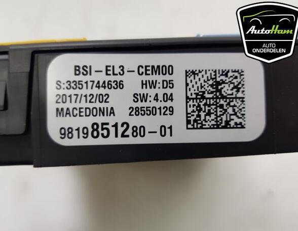 Control unit central electric (BCM) OPEL CROSSLAND X / CROSSLAND (P17, P2QO)