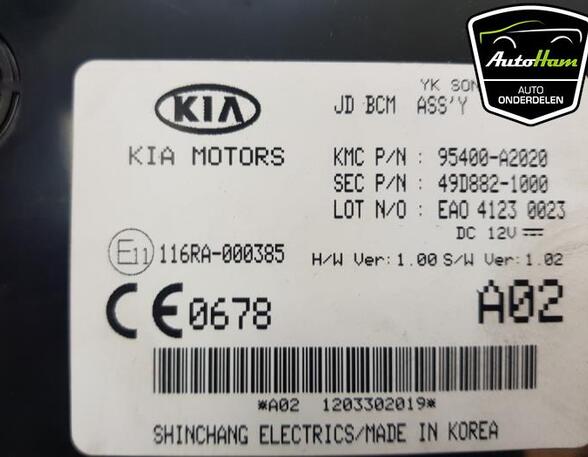 Control unit central electric (BCM) KIA CEE'D (JD), KIA PRO CEE'D (JD)