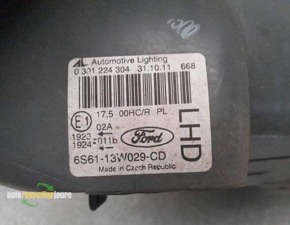 Headlight FORD FIESTA V (JH_, JD_), FORD FIESTA V Van