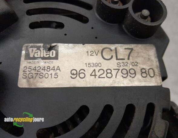 Alternator PEUGEOT 206 Hatchback (2A/C)