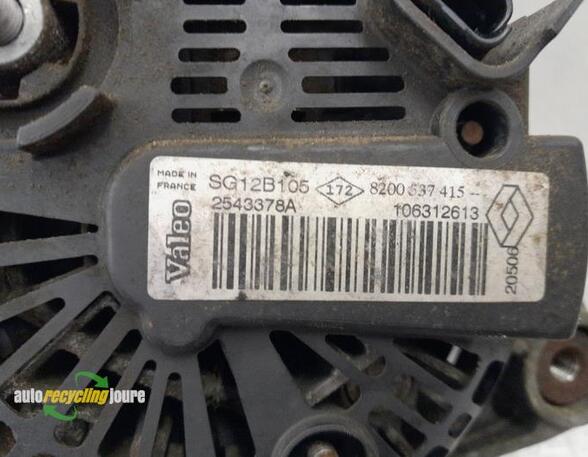 Alternator RENAULT KANGOO Express (FC0/1_)