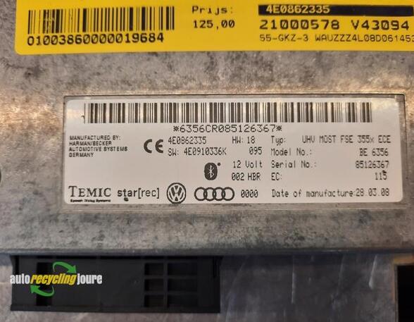 Steuergerät Audi Q7 4L 4E0862335 P15698139