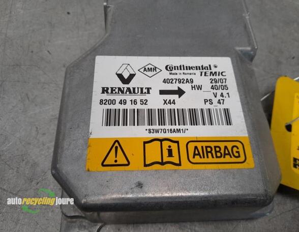 Regeleenheid airbag RENAULT TWINGO II (CN0_)