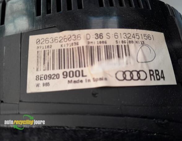 Tachometer (Revolution Counter) AUDI A4 (8E2, B6), AUDI A4 (8EC, B7)