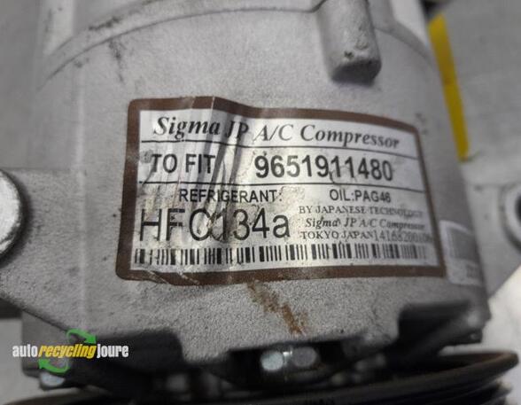 Air Conditioning Compressor PEUGEOT 508 SW I (8E)