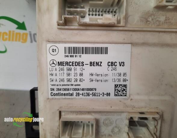 Control unit central electric (BCM) MERCEDES-BENZ A-Klasse (W176)