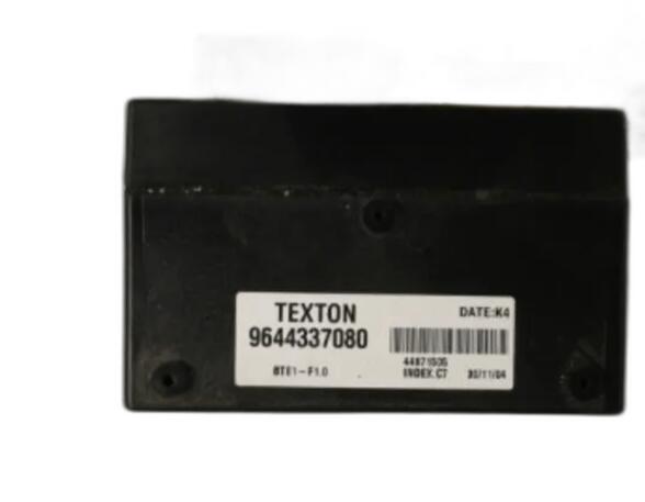 Control unit PEUGEOT 206 Saloon, PEUGEOT 206 SW (2E/K), PEUGEOT 206 CC (2D), PEUGEOT 206 Hatchback (2A/C)