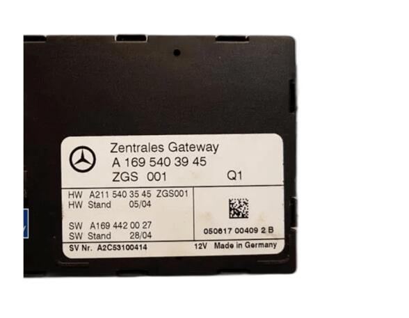 Control unit MERCEDES-BENZ B-CLASS (W245)