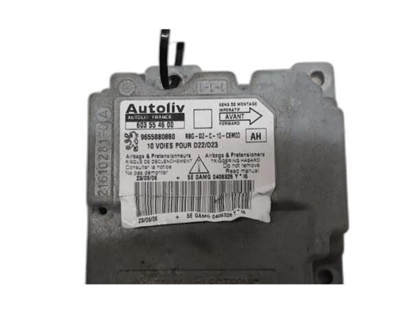 Airbagmodule 9655880880 - Peugeot 407 2006