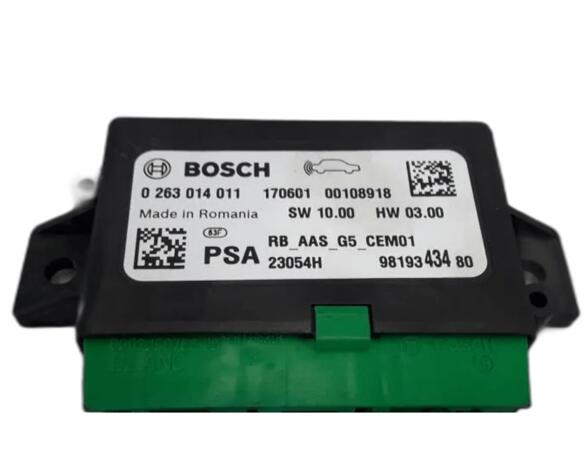 Control unit for parking support PEUGEOT 208 I (CA_, CC_)