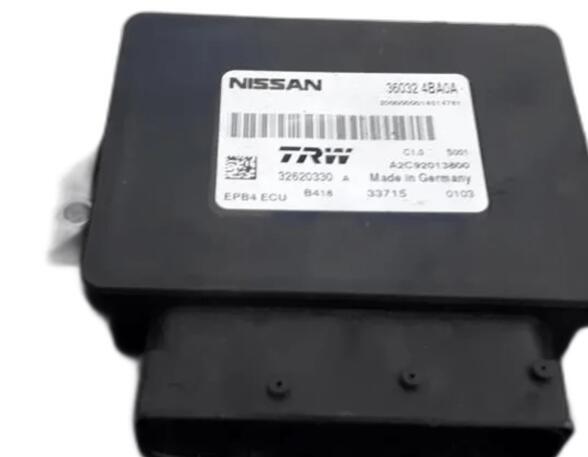 Control unit for fixing brake NISSAN QASHQAI II SUV (J11, J11_)