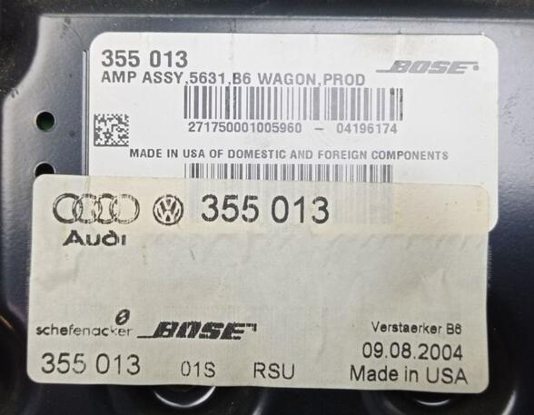 Audio Amplifier AUDI A4 Avant (8E5, B6), AUDI A4 Avant (8ED, B7)