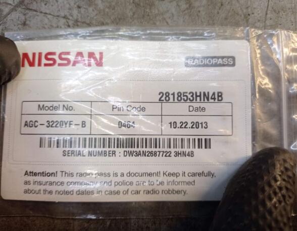 CD-Radio NISSAN MICRA IV (K13_)