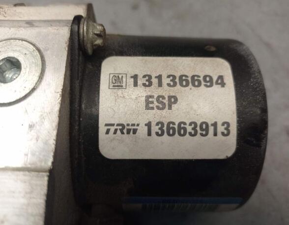 Abs Hydraulic Unit OPEL VECTRA C Estate (Z02)