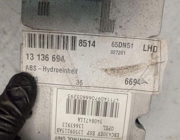 ABS Hydraulisch aggregaat OPEL VECTRA C Estate (Z02)