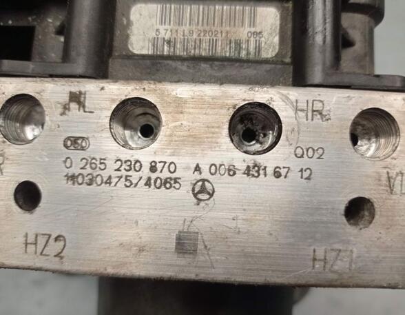 Abs Hydraulic Unit MERCEDES-BENZ A-CLASS (W169)