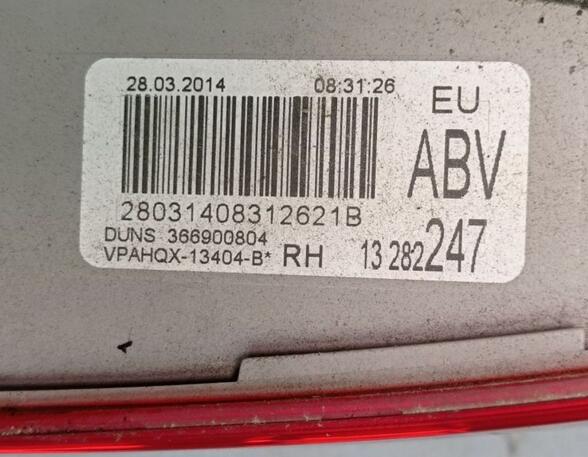 Combination Rearlight OPEL ASTRA J Sports Tourer (P10)