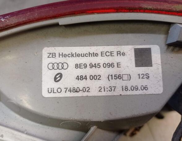 Rückleuchte Rücklicht aussen rechts  AUDI A4 (8EC  B7) 2.0 TDI 16V 103 KW