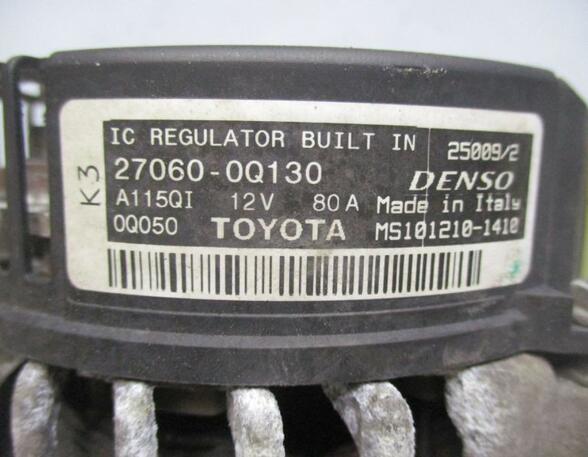 Dynamo (Alternator) PEUGEOT 107 (PM, PN)