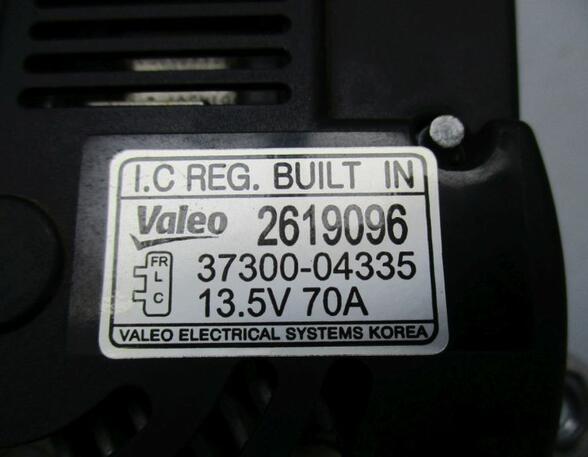 Alternator KIA Picanto (TA)