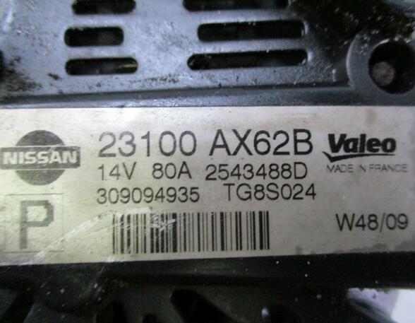 Dynamo (Alternator) NISSAN Note (E11, NE11)