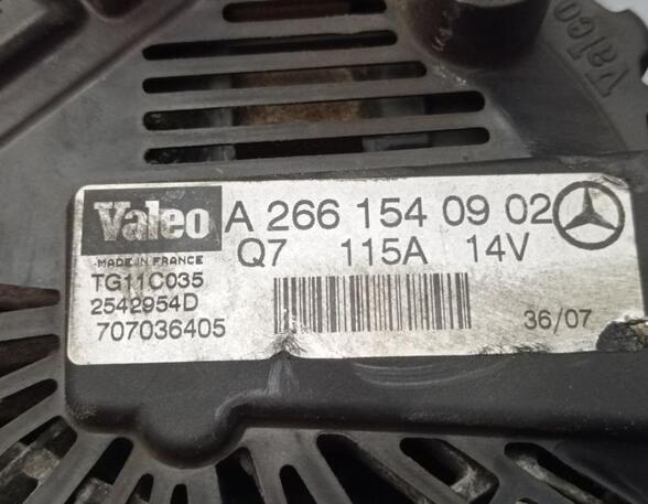 Dynamo (Alternator) MERCEDES-BENZ B-Klasse (W245)