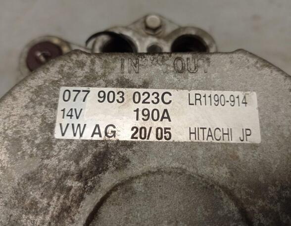 Lichtmaschine Generator 190A 14V VW TOUAREG (7L6  7L7  7LA) 4.2 V8 228 KW