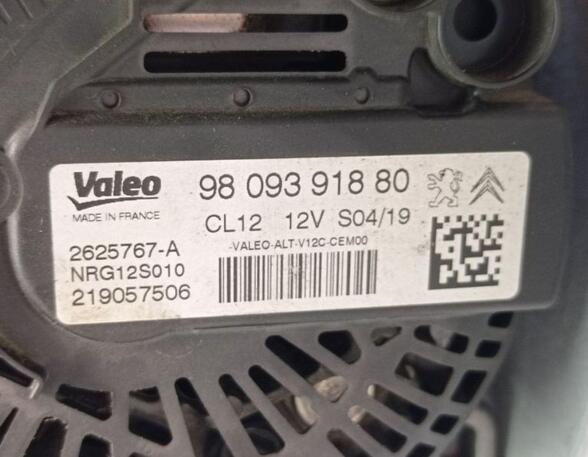 Alternator PEUGEOT 2008 I (CU_)