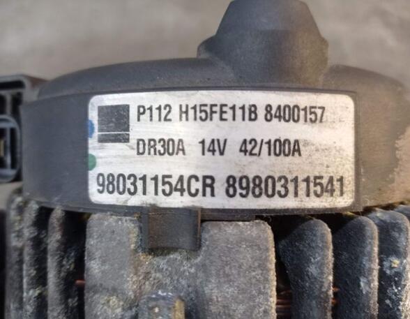 Alternator OPEL ZAFIRA / ZAFIRA FAMILY B (A05)