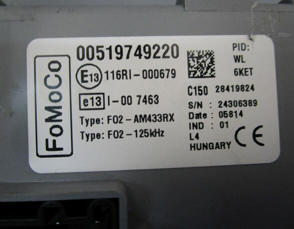 Fuse Box FORD KA (RU8)