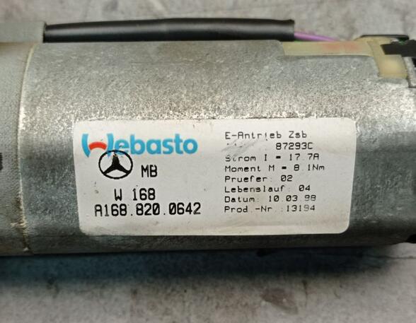 Sunroof Motor MERCEDES-BENZ A-CLASS (W168)