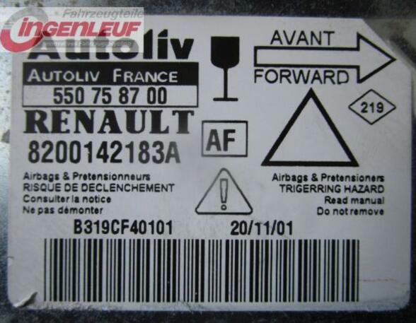 Airbag Control Unit RENAULT Laguna II (BG0/1)